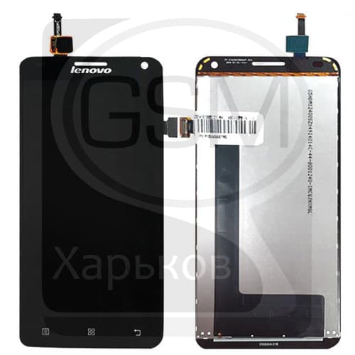 Дисплей Lenovo S580, чорний | з тачскріном | Original (PRC), РОЗПРОДАЖ! | дисплейный модуль, экран