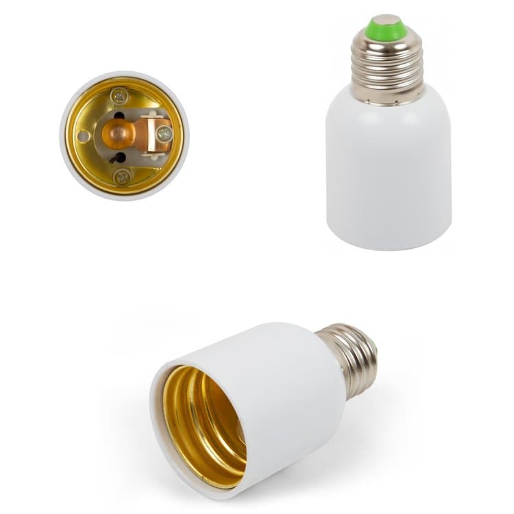 Цокольный переходник (c E27 на E40, білий)