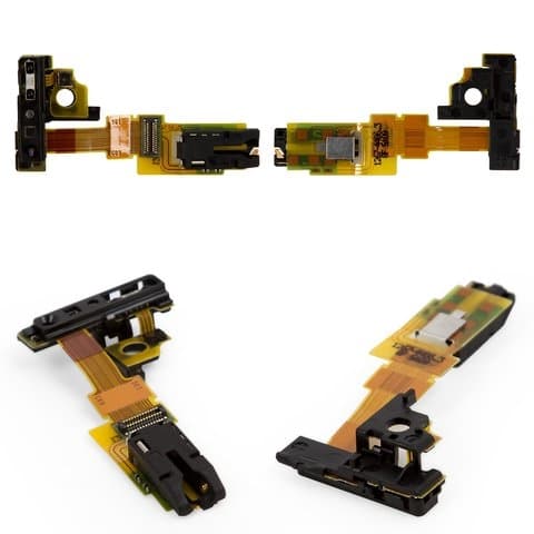 Шлейф Sony C5502 M36h Xperia ZR, C5503 M36i Xperia ZRR, коннектора наушников, c датчиком приближения, Original (PRC)