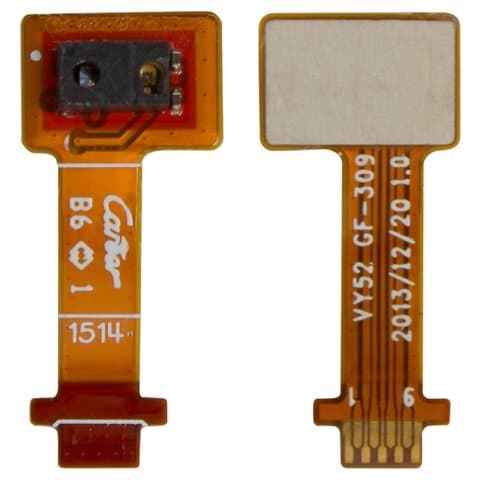 Шлейф Sony D2302 Xperia M2 Dual, D2303 Xperia M2, D2305 Xperia M2, D2306 Xperia M2, c датчиком приближения, Original (PRC)