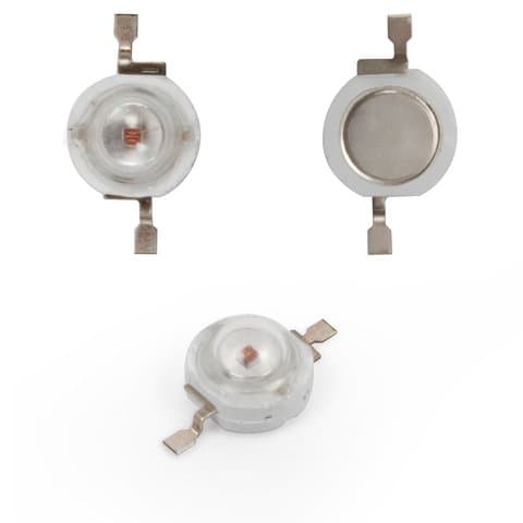 Светодиод 1 Вт (красный, 50 лм, 620 нм, 350 мА, 3,2-3,4 В)