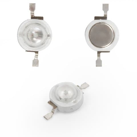 Светодиод 1 Вт (синий, 20 лм, 470 нм, 350 мА, 3,2-3,4 В)