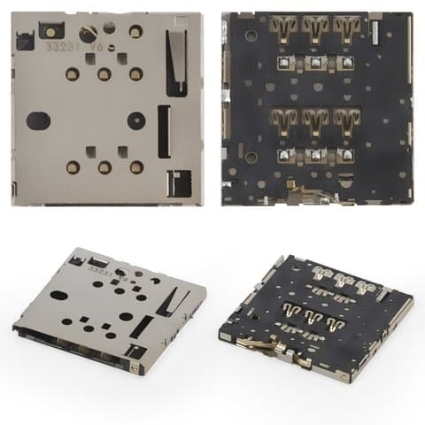 Коннектор SIM-карты Nokia Lumia 820, (гнездо, разъем, слот)