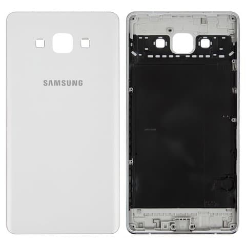 Задня кришка Samsung SM-A700 Galaxy A7, біла, Original (PRC) | корпус, задняя панель аккумулятора, АКБ, батареи
