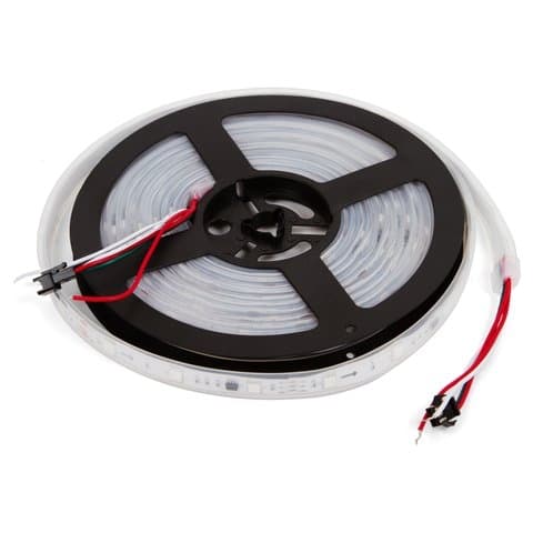 Светодиодная лента RGB SMD5050, WS2811 (c управлением, IP65, 12 В, 30 диодов/м, 5 м)
