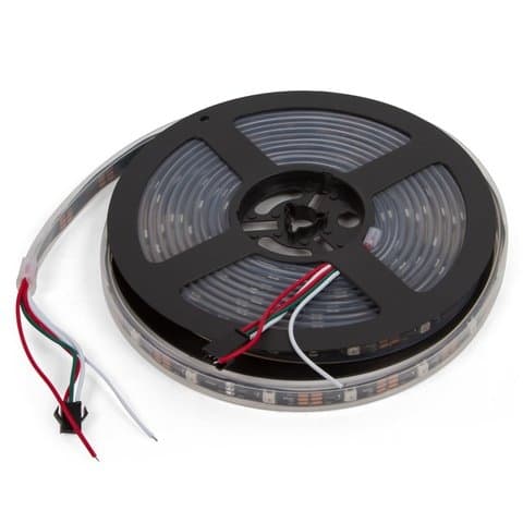 Светодиодная лента RGB SMD5050, WS2812 (c управлением, IP65, 5 В, 30 диодов/м, 5 м)