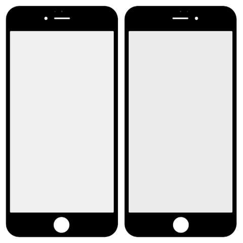 Стекло дисплея Apple iPhone 6S Plus, черное | стекло тачскрина