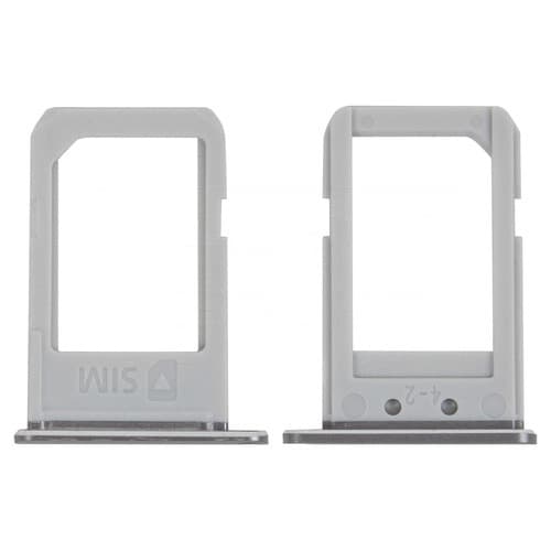 Тримач (лоток) SIM-карты Samsung SM-G928 Galaxy S6 EDGE+, чорний, Original (PRC) | держатель СИМ-карты