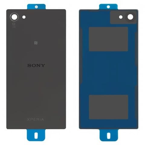 Задня кришка Sony E5803 Xperia Z5 Compact, E5823 Xperia Z5 Compact, сіра, Graphite Black, Original (PRC) | корпус, задняя панель аккумулятора, АКБ, батареи