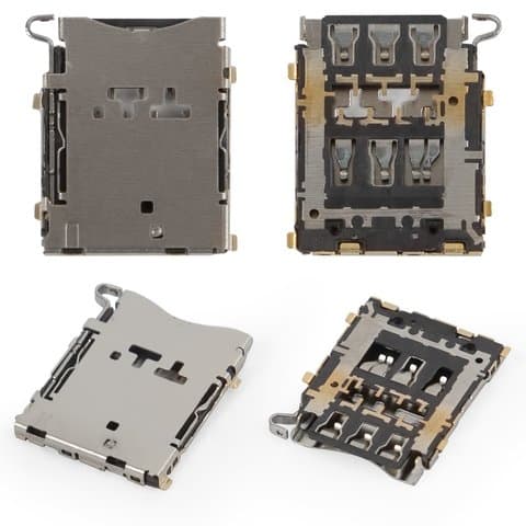 Коннектор SIM-карты Samsung SM-A300F Galaxy A3, SM-A300FU Galaxy A3, SM-A300H Galaxy A3, SM-A500F Galaxy A5, SM-A500FU Galaxy A5, SM-A500H Galaxy A5, SM-A500M Galaxy A5, SM-A700 Galaxy A7, SM-A700H Galaxy A7, Original (PRC), (гнездо, разъем, слот)