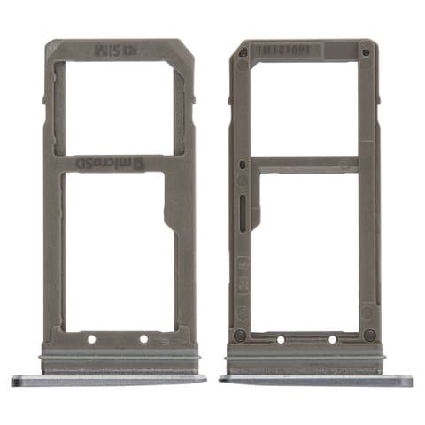 Тримач (лоток) SIM-карты Samsung SM-G930 Galaxy S7, чорний, Original (PRC) | держатель СИМ-карты