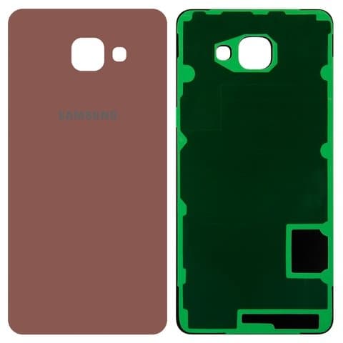 Задня кришка Samsung SM-A710 Galaxy A7 (2016), рожева, Original (PRC) | корпус, задняя панель аккумулятора, АКБ, батареи