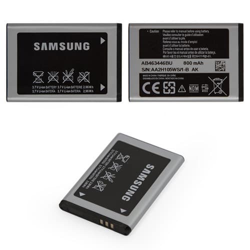 Акумулятор Samsung GT-C3010, GT-C3011, SGH-C120, SGH-C130, SGH-C250, SGH-D520, SGH-D720, SGH-E380, SGH-E500, SGH-E870, SGH-E900, SGH-X160, SGH-X200, SGH-X210, SGH-X300, SGH-X630, SGH-X680, SGH-E250i, SGH-E251, SGH-E380, SGH-E420, SGH-E500, SGH-E870, SGH-E900, SGH-F250, SGH-i320, SGH-M150, SGH-M200, SGH-M310, SGH-M620, SGH-X150, SGH-X160, SGH-X200, SGH-X210, SGH-X300, SGH-X430, SGH-X500, SGH-X510, SGH-X520, SGH-X530, SGH-X540, SGH-X560, SGH-X630, SGH-X680, AB463446BU, BST3108BC, Original (PRC) | 3-12 міс. гарантії | АКБ, батарея, аккумулятор