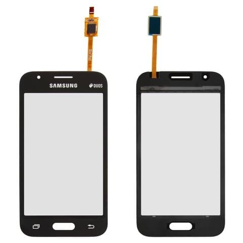 Тачскрин Samsung SM-J105 Galaxy J1 Mini (2016), SM-J106 Galaxy J1 Mini Prime (2016), чорний, Original (PRC) | сенсорное стекло, экран
