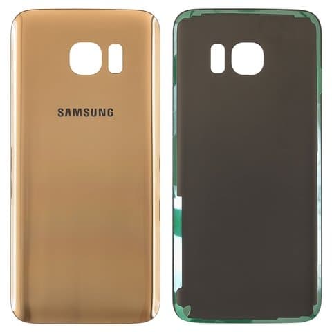 Задня кришка Samsung SM-G935 Galaxy S7 EDGE, золотиста, Original (PRC) | корпус, задняя панель аккумулятора, АКБ, батареи