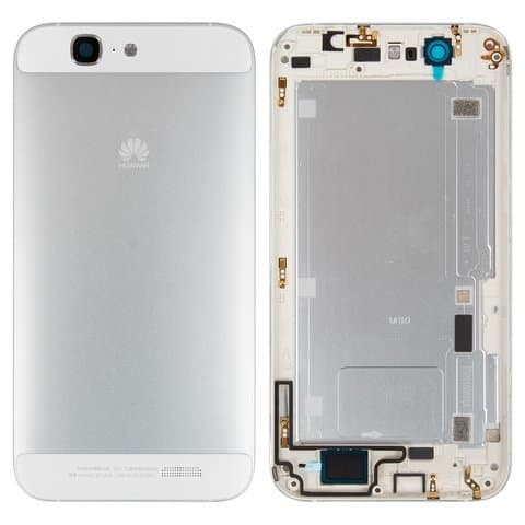 Задня кришка Huawei Ascend G7, біла, с боковыми кнопками, без лотка SIM-карты, Original (PRC) | корпус, задняя панель аккумулятора, АКБ, батареи