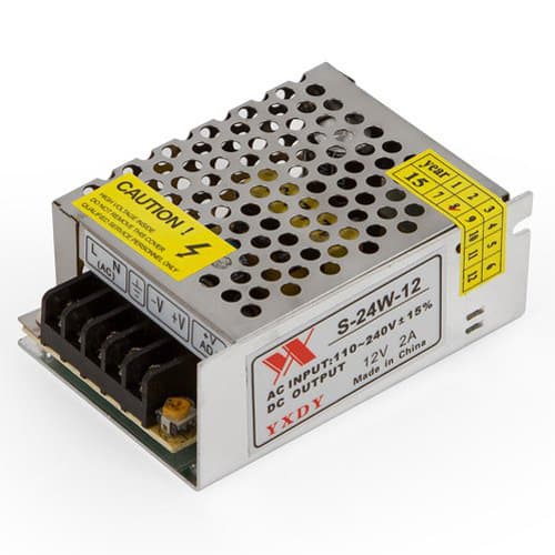 Блок питания светодиодных лент 12 В / 2 A (24 Вт)