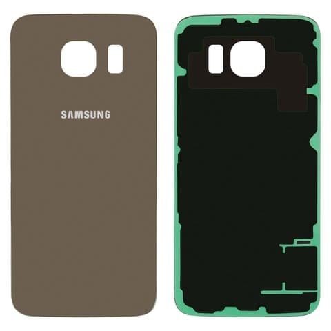 Задня кришка Samsung SM-G920 Galaxy S6, золотиста, Original (PRC) | корпус, задняя панель аккумулятора, АКБ, батареи