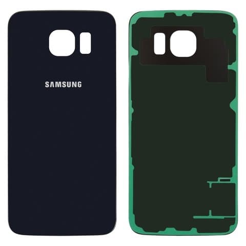 Задня кришка Samsung SM-G920 Galaxy S6, синя, Original (PRC) | корпус, задняя панель аккумулятора, АКБ, батареи