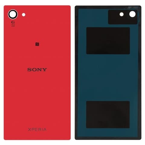 Задня кришка Sony E5803 Xperia Z5 Compact, E5823 Xperia Z5 Compact, червона, Coral, Original (PRC) | корпус, задняя панель аккумулятора, АКБ, батареи
