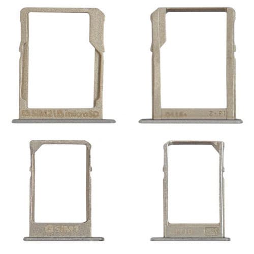 Тримач (лоток) SIM-карты Samsung SM-A300F Galaxy A3, SM-A300FU Galaxy A3, SM-A300H Galaxy A3, SM-A500F Galaxy A5, SM-A500FU Galaxy A5, SM-A500H Galaxy A5, SM-A700 Galaxy A7, SM-A700H Galaxy A7, синій, комплект 2 шт, Original (PRC) | держатель СИМ-карты