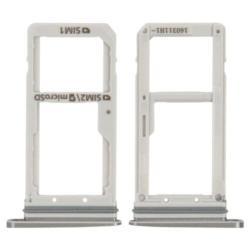 Тримач (лоток) SIM-карты Samsung SM-G930FD Galaxy S7 Duos, білий, Original (PRC) | держатель СИМ-карты