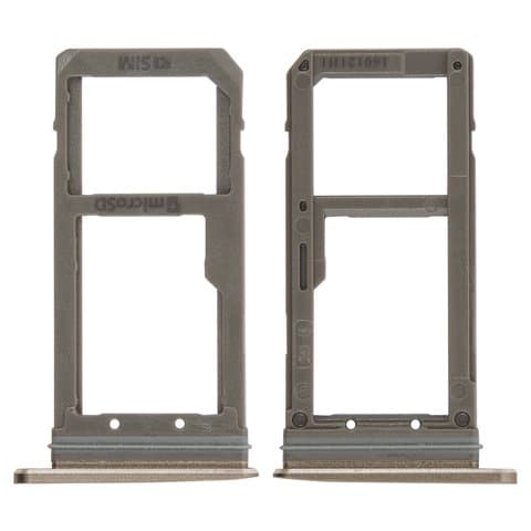 Тримач (лоток) SIM-карты Samsung SM-G930 Galaxy S7, золотистий, Original (PRC) | держатель СИМ-карты