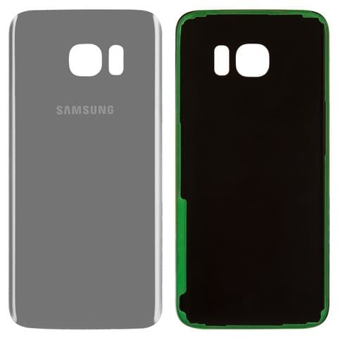 Задня кришка Samsung SM-G935 Galaxy S7 EDGE, срібляста, Original (PRC) | корпус, задняя панель аккумулятора, АКБ, батареи
