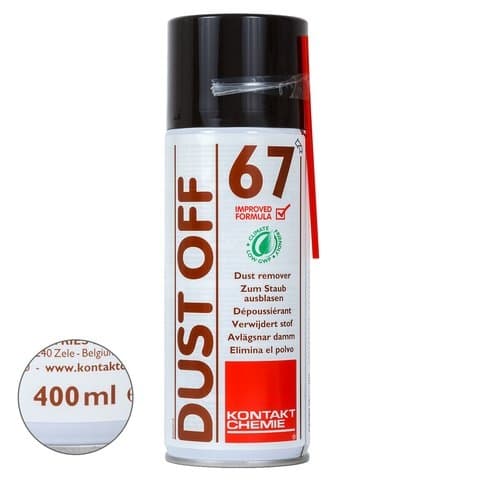 Сжатый воздух Kontakt Chemie KONTAKT 67/400, (вверх дном) вызывает эффект заморозки, 400 мл