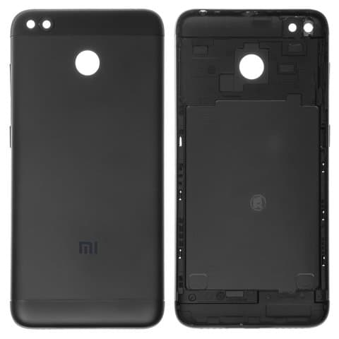 Задня кришка Xiaomi Redmi 4X, чорна, Original (PRC) | корпус, задняя панель аккумулятора, АКБ, батареи