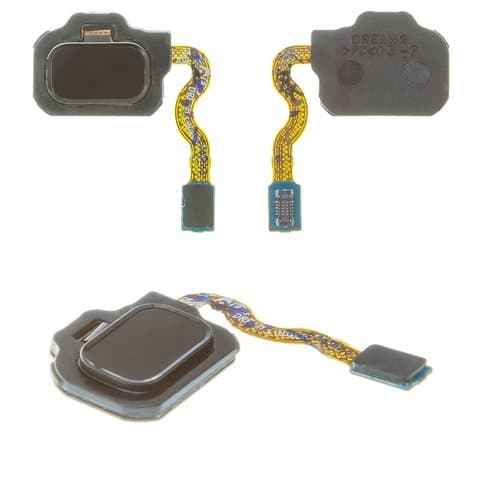 Шлейф Samsung SM-G950 Galaxy S8, кнопки HOME (меню), со сканером отпечатка пальца (Touch ID), чорний, Midnight Black, Original (PRC)