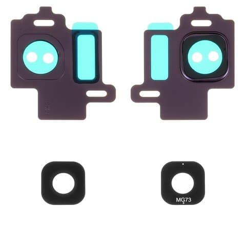 Стекло камеры Samsung SM-G950 Galaxy S8, серое, Orchid Gray, Original (PRC)