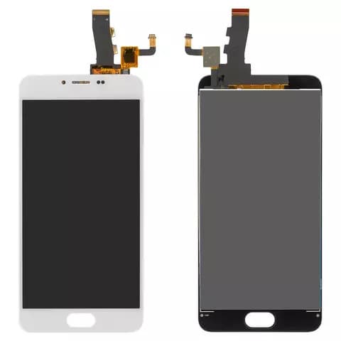 Дисплей Meizu M5, M611, M611A, M611H, білий | з тачскріном | Original (PRC) | дисплейный модуль, экран
