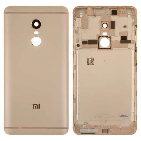 Задня кришка Xiaomi Redmi Note 4, золотиста, с боковыми кнопками, Original (PRC) | корпус, задняя панель аккумулятора, АКБ, батареи