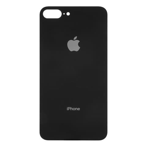 Задня кришка Apple iPhone 8 Plus, чорна, потрібно знімати скло камери, small hole, Original (PRC) | корпус, крышка аккумулятора, АКБ, батареи