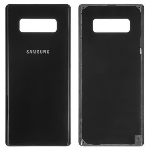 Задня кришка Samsung SM-N950 Galaxy Note 8, чорна, Midnight Black, Original (PRC) | корпус, задняя панель аккумулятора, АКБ, батареи