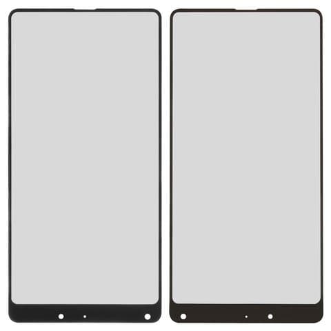 Стекло дисплея Xiaomi Mi Mix 2, MDE5, черное | стекло тачскрина