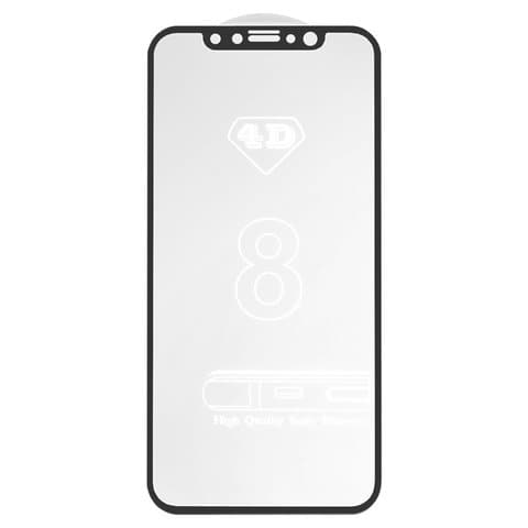 Захисне скло Apple iPhone 11 Pro, iPhone X, iPhone XS, чорне, 0.26 мм, 5D, iNobi, Full Glue, клей на усій поверхні, сумісне з чохлом | Закаленное защитное стекло