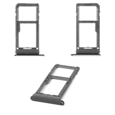 Тримач (лоток) SIM-карты Samsung SM-N950 Galaxy Note 8, чорний, Original (PRC) | держатель СИМ-карты