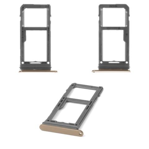 Тримач (лоток) SIM-карты Samsung SM-N950 Galaxy Note 8, золотистий, Original (PRC) | держатель СИМ-карты