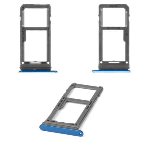 Тримач (лоток) SIM-карты Samsung SM-N950 Galaxy Note 8, синій, Original (PRC) | держатель СИМ-карты
