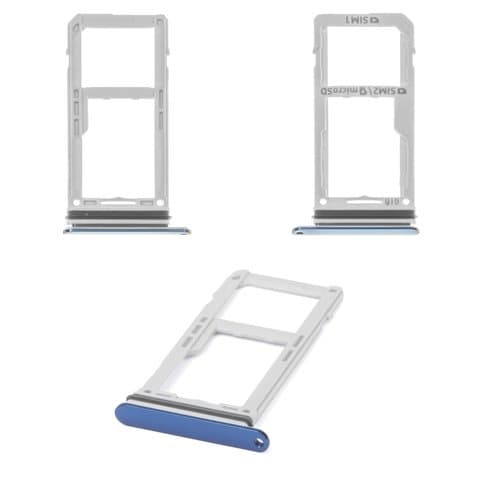 Тримач (лоток) SIM-карты Samsung SM-N950 Galaxy Note 8 Duos, синій, Original (PRC) | держатель СИМ-карты