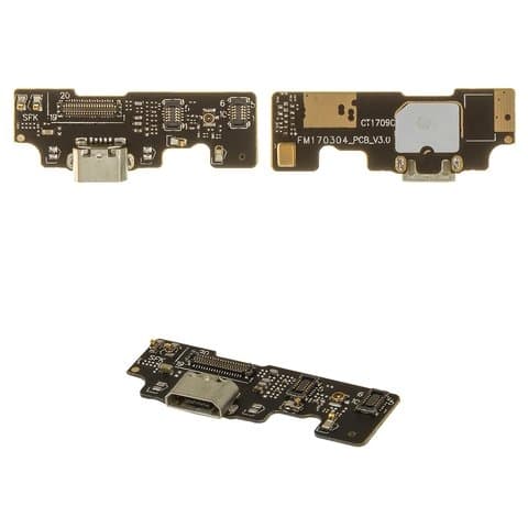Плата зарядки Meizu U20, шлейф коннектора зарядки, с микрофоном
