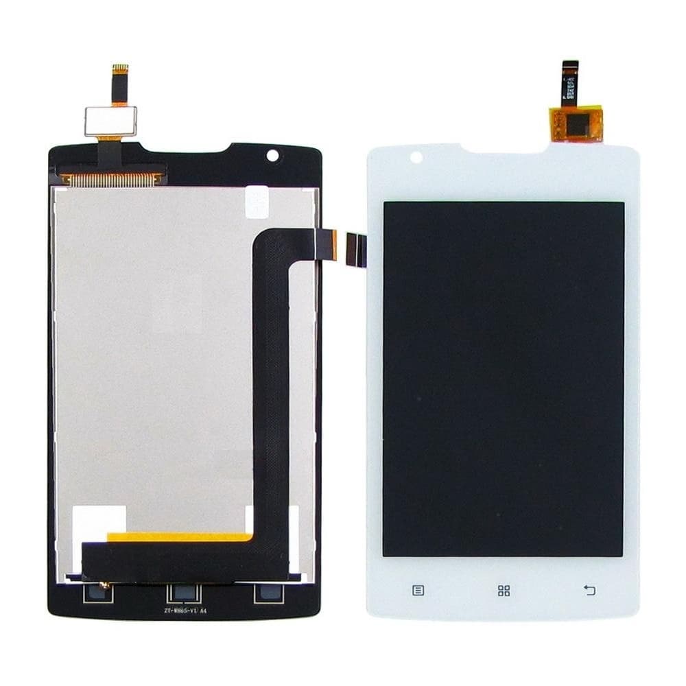 Дисплей Lenovo A1000, білий | з тачскріном | Original (PRC) | дисплейный модуль, экран