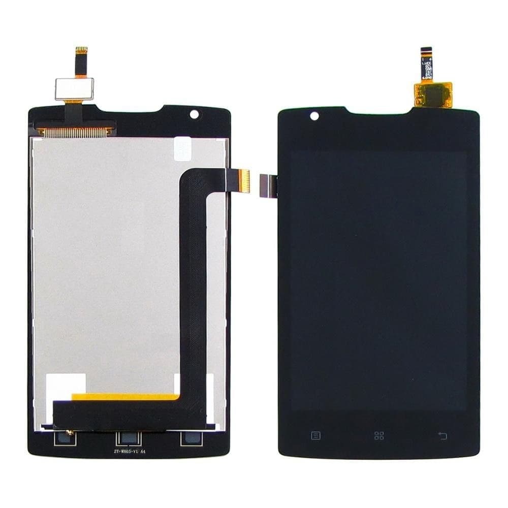 Дисплей Lenovo A1000, чорний | з тачскріном | Original (PRC) | дисплейный модуль, экран