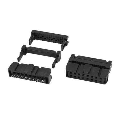 Коннектор 16-контактный FC-16P (шаг 2.54 мм, ширина 25 мм)