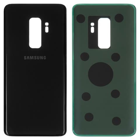 Задня кришка Samsung SM-G965 Galaxy S9 Plus, чорна, Midnight Black, Original (PRC) | корпус, задняя панель аккумулятора, АКБ, батареи