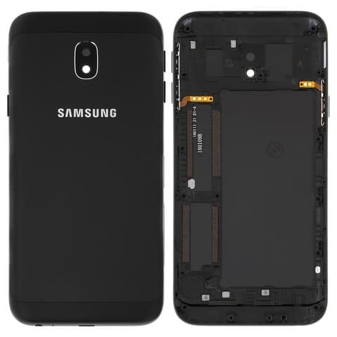 Задня кришка Samsung SM-J330 Galaxy J3 (2017), чорна, Original (PRC) | корпус, задняя панель аккумулятора, АКБ, батареи