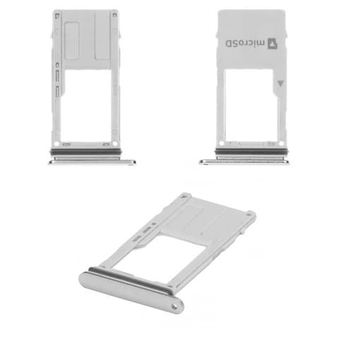 Тримач (лоток) SIM-карты Samsung SM-A530 Galaxy A8 (2018), SM-A730 Galaxy A8 Plus (2018), сірий, single SIM, Original (PRC) | держатель СИМ-карты
