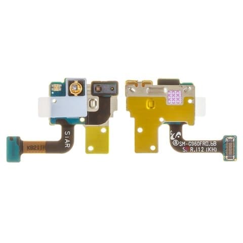 Шлейф Samsung SM-G960 Galaxy S9, SM-G965 Galaxy S9 Plus, c датчиком приближения, Original (PRC)